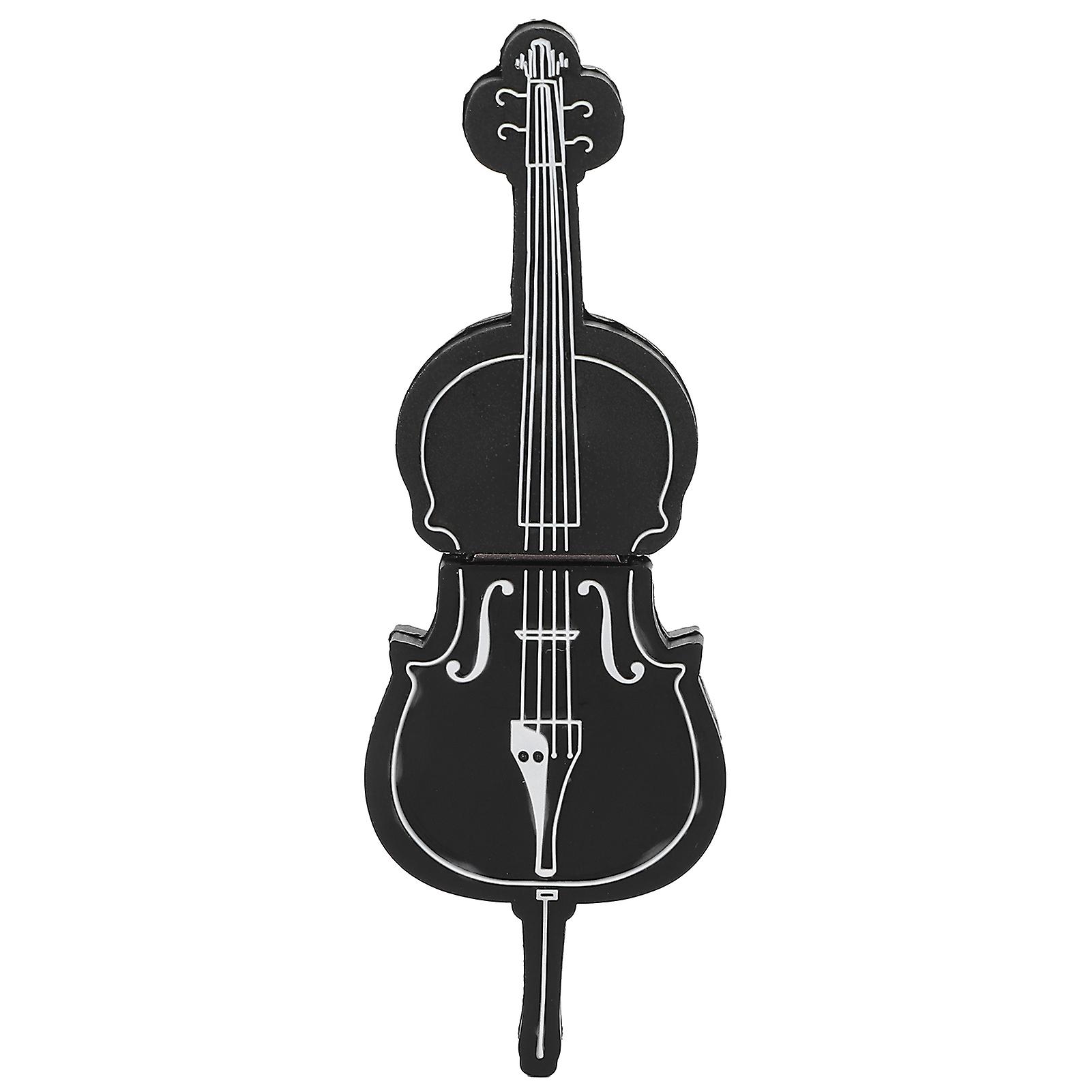 Portable cello-shaped USB flash drive, ideal for information storage and data transmission (16GB)
