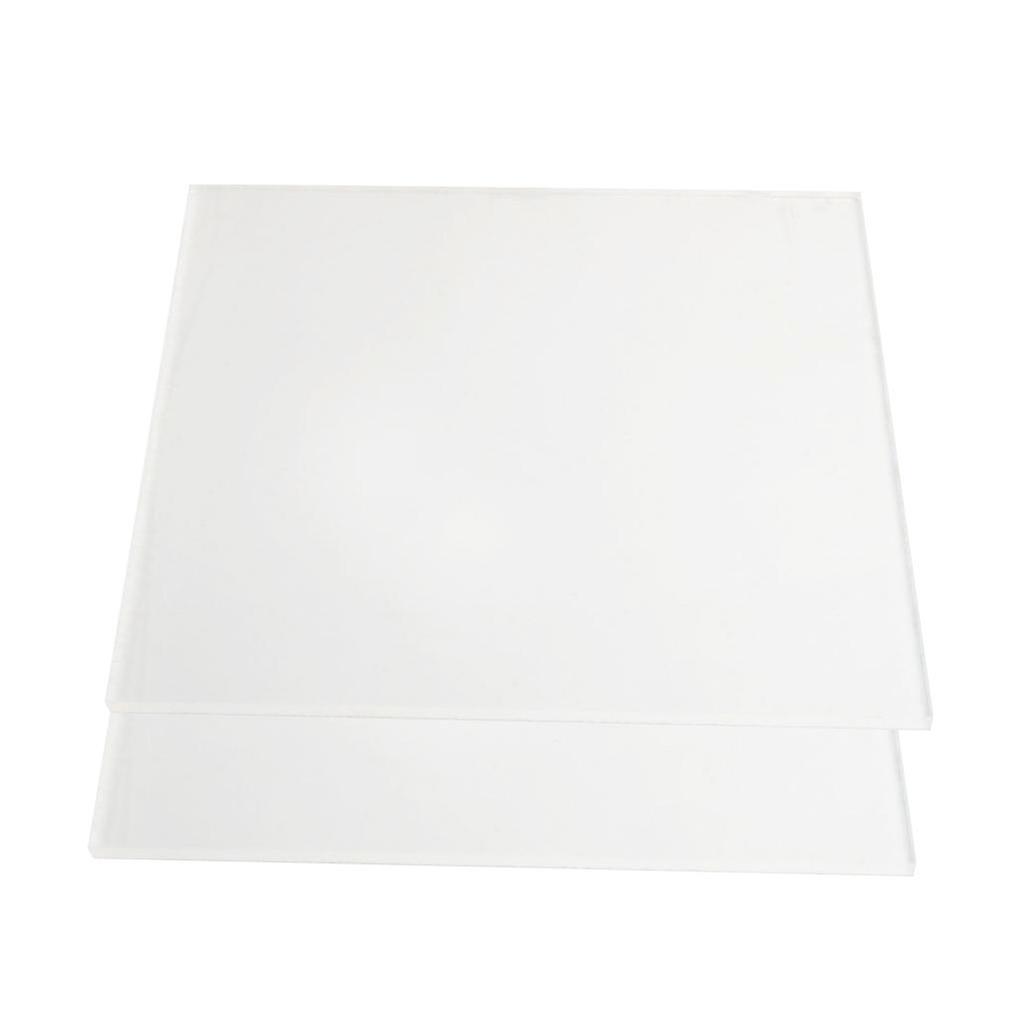 2 Pieces 5mm Thickness Sand Table Model Building Material Acrylic Sheets