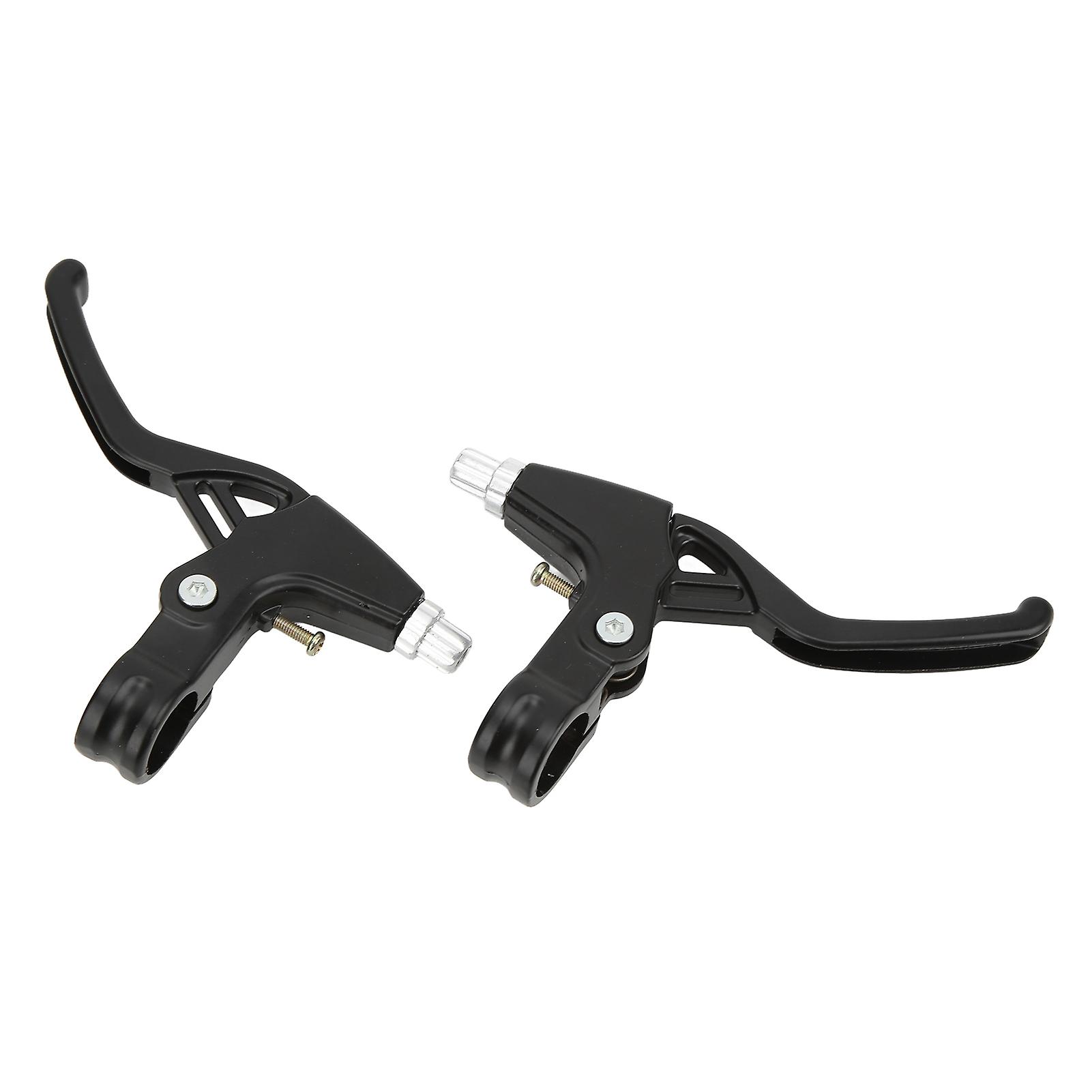 2Pcs Bike Brake Lever Aluminum Alloy Black Hard Thick Durable Speed Change Bicycle Handle