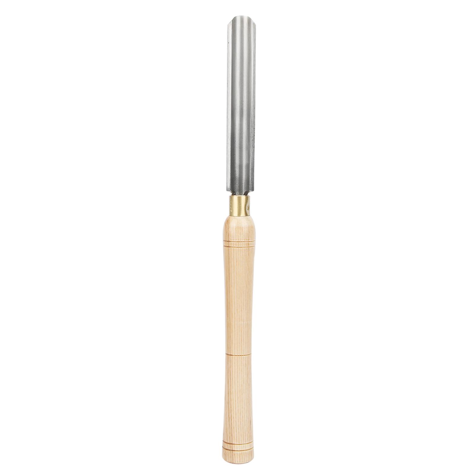 Wood Turning Tool Hand Held HSS Blade Hardwood Handle Woodworking Lathe Chisel 25mm