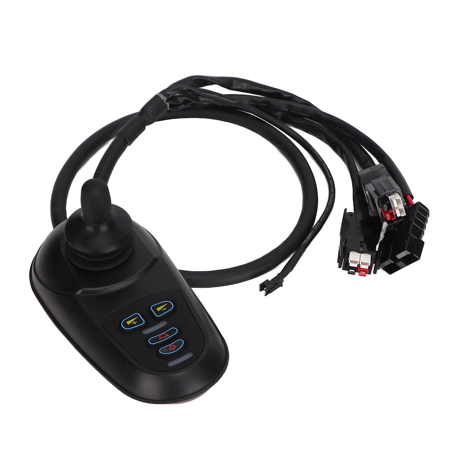 Wheelchair Joystick Controller USB Interface Intelligent IPX5 Universal Wheelchairs Accessory DC 24V