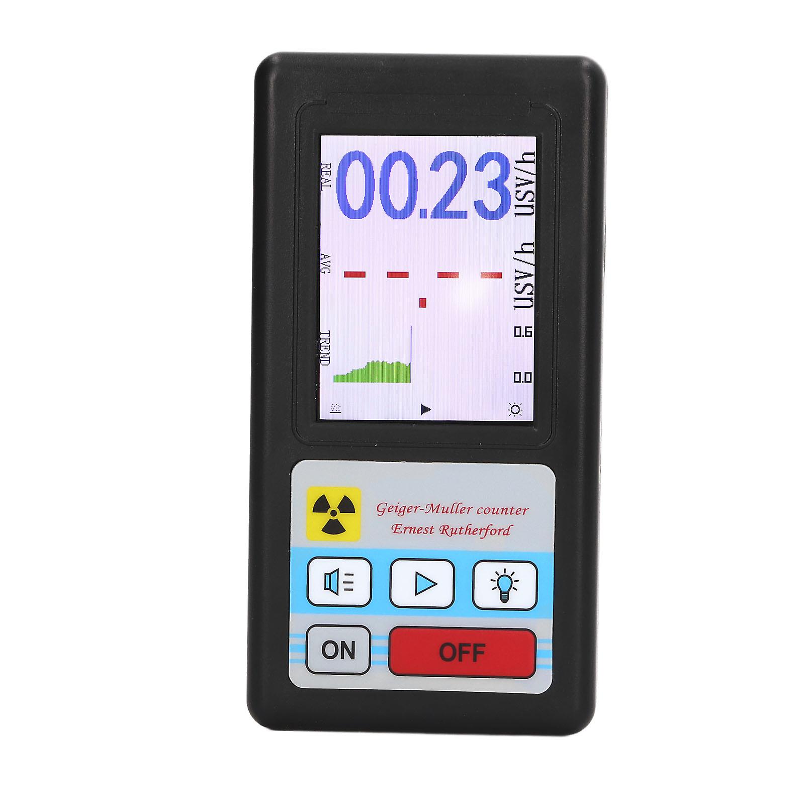 Rankomu Nuclear Radiation Dosimeter Nuclear Radiation Detector Geiger Counter, Dosage Alarm Device, Dosimeter Monitor Meter BR 6, Portable