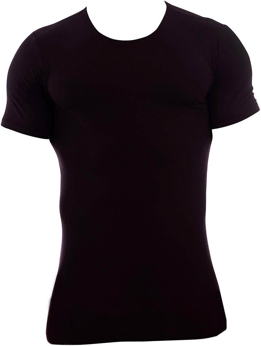 Obviously Essence Crew Neck Short Sleeve Undershirt - Black