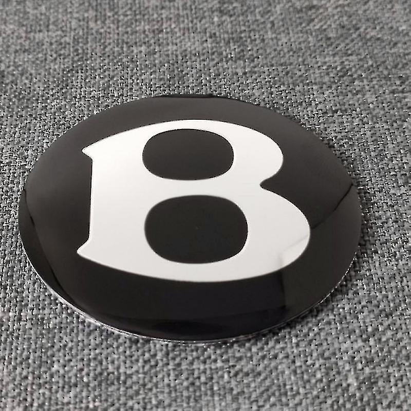 4pcs 56mm 65mm Car Wheel Center Hub Cap Badge Logo Emblem Decal Wheel Sticker per Bentley Flying Spur 2009-2017 Accessori per auto 4 pezzi neri