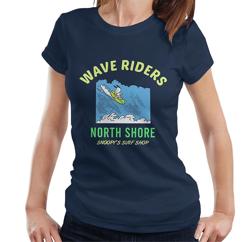 Peanuts Snoopy Wave Riders North Shore Women's T-Shirt