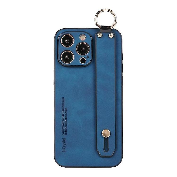Lambskin Wristband Phone Case For iPhone 14 Pro Max