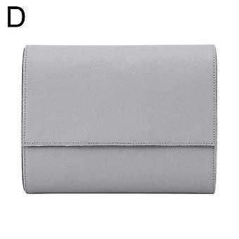 Uhrenetui aus Leder mit 6 Fächern, herausnehmbarem Kissen, Reiseaufbewahrungsbox für Damen und Herren (1 Stück)