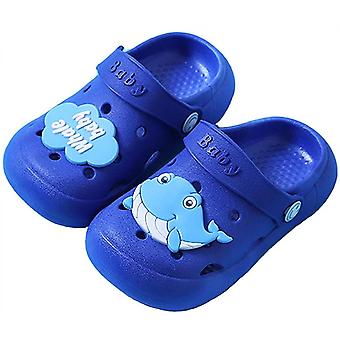 Veeki Sandals Boys Girls Cute Cartoon   Kids Slippers  Children's Slippers For Summer ------Blue23-24