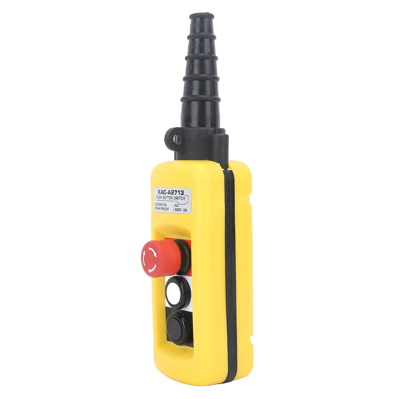 AC250V 5A AC500V 2A Crane Hoist Control Push Button Switch
