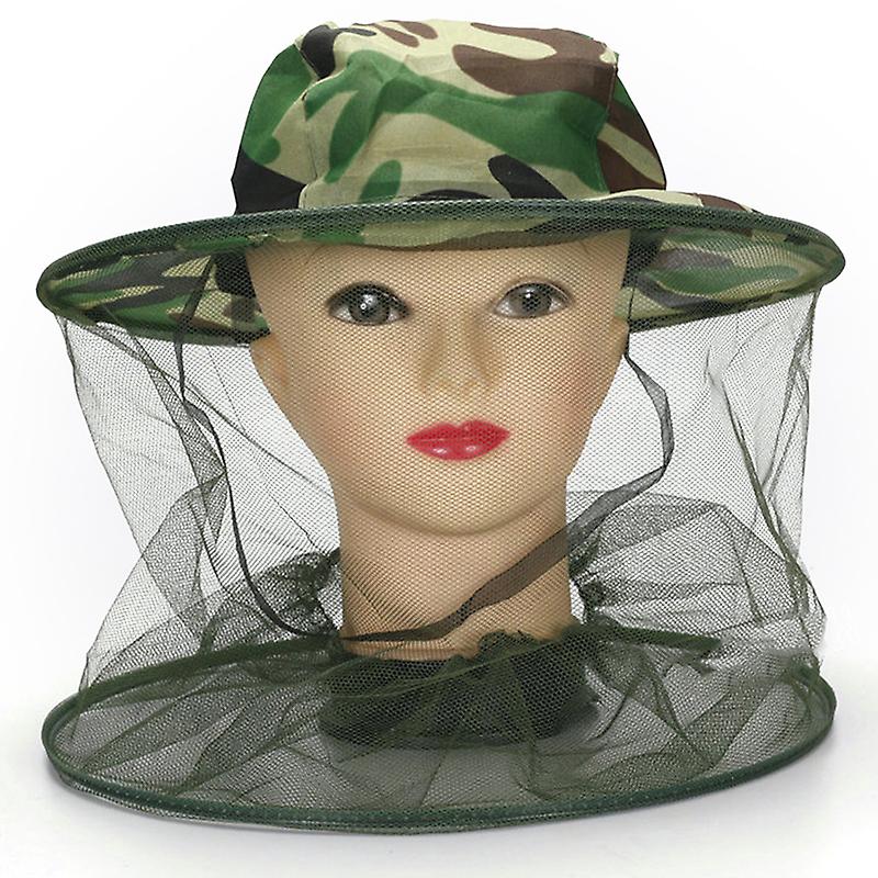 Worldwide Midge Mosquito Insect Hat Bug Mesh Head Net Face Protector Travel Camping
