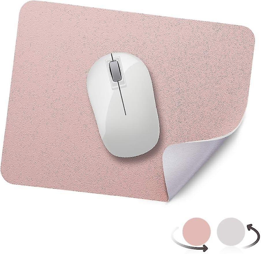 Mouse Pad 270x210x2mm, Non-Slip Waterproof PU Leather Desk Mat for Computer Keyboard Gaming Double S