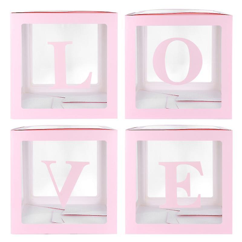 4pcs Party Decorative Balloons Case