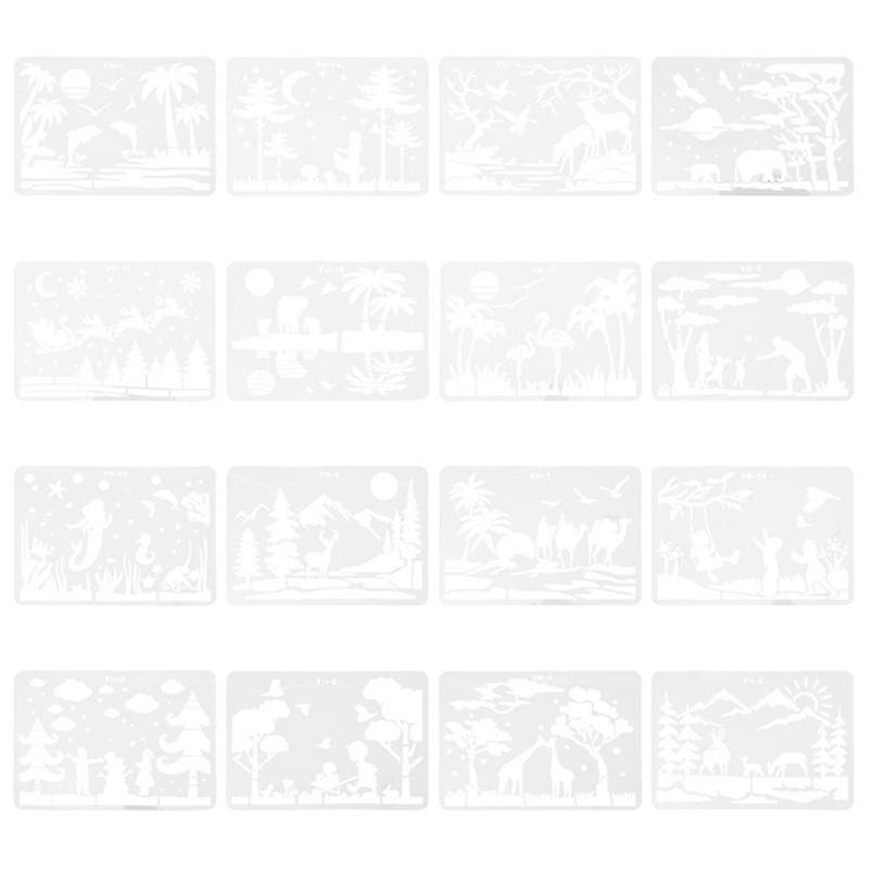 16sheets Art Painting Template