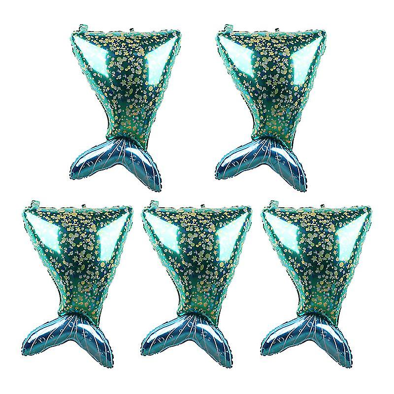 5pcs Mermaid Tail Balloons