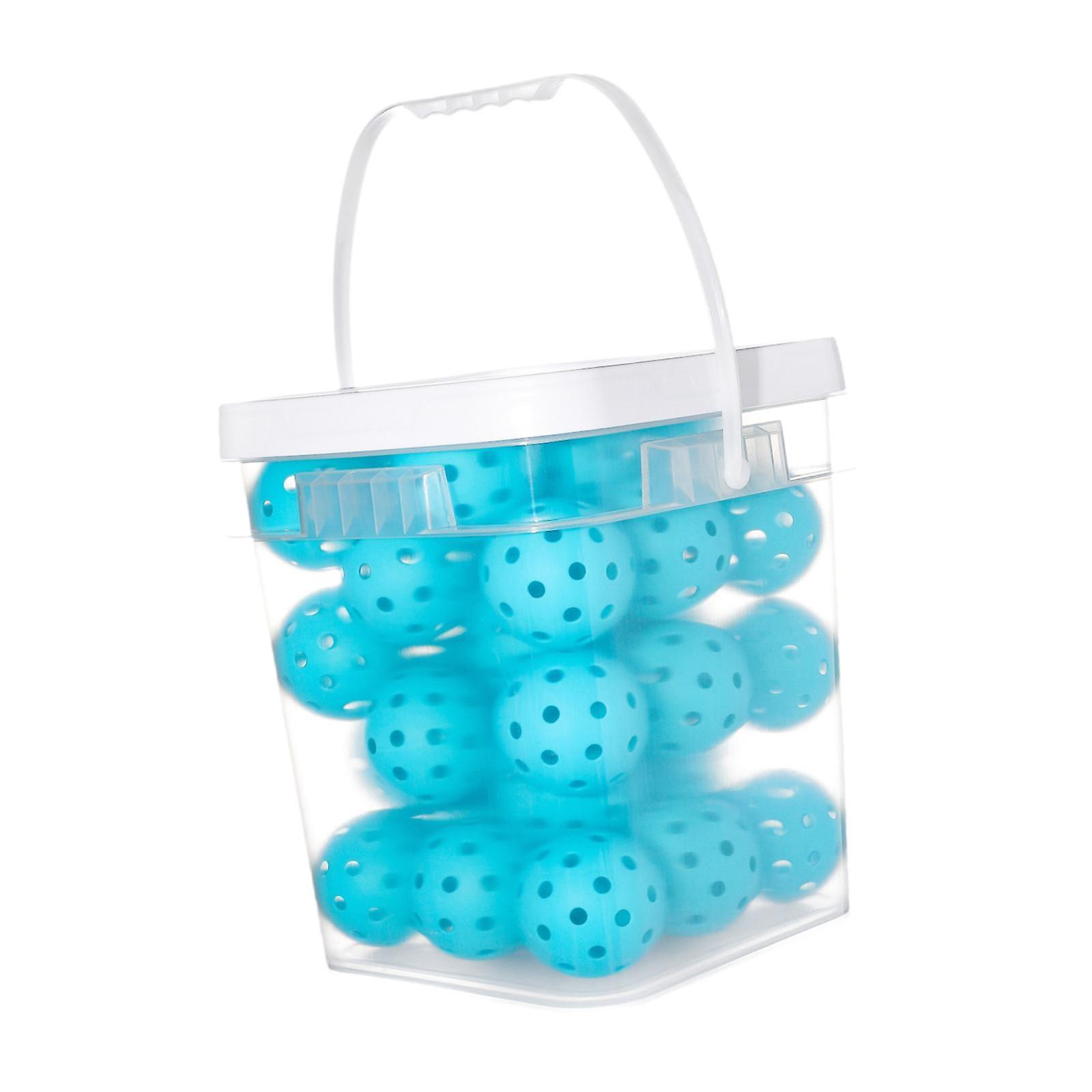 36x Indoor Pickleball Balls 40 Holes for Sanctioned Tournament Play Training Light Blue