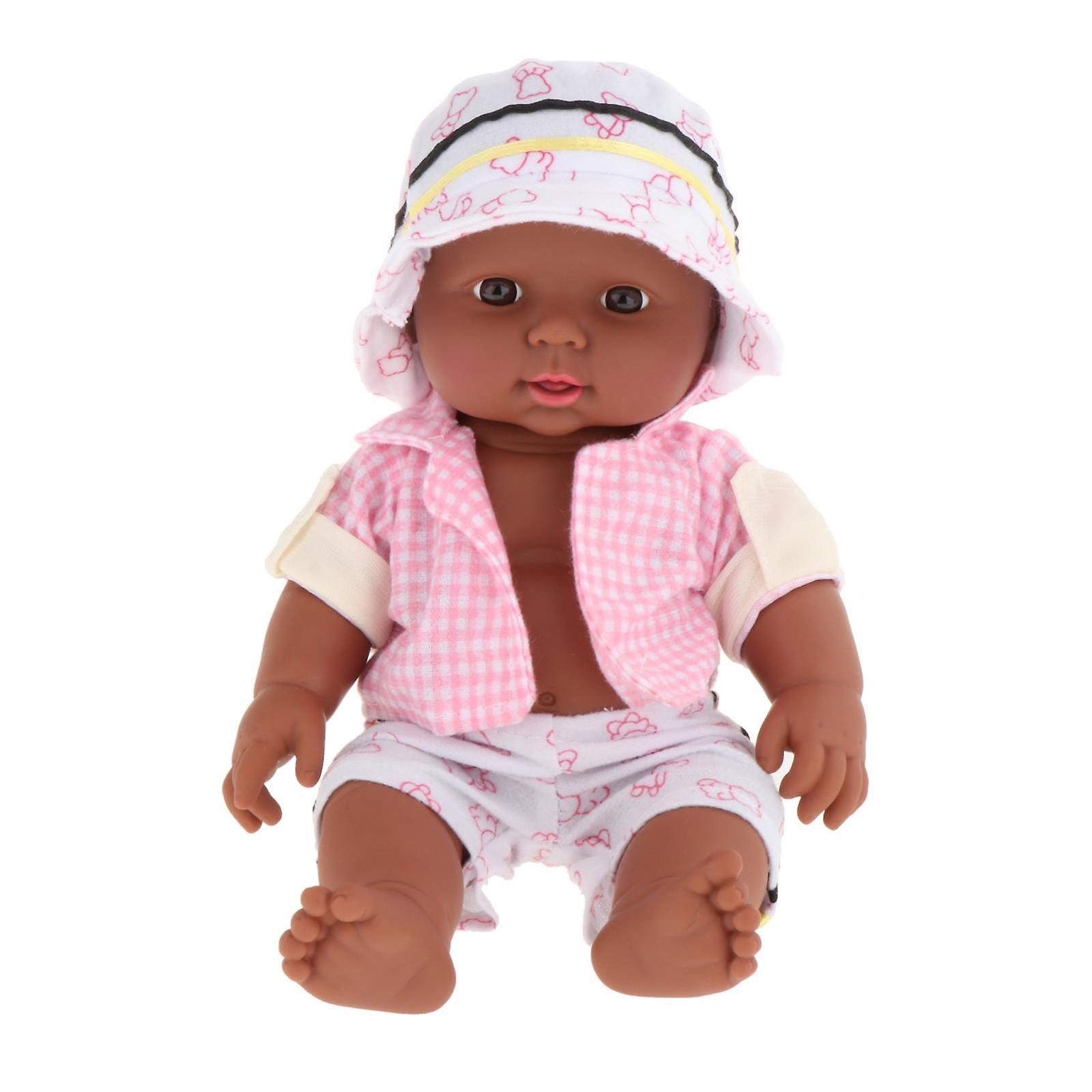 الأولاد الأفارقة دمية هدايا عيد ميلاد اللباس المنقولة والملابس دمى الطفل لعبة