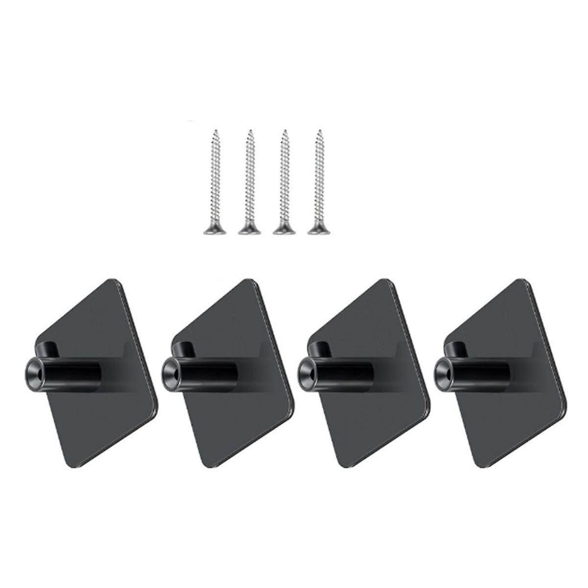 4Pcs Stand Mixer Attachment Holders Storage Organizer with Screw and Adhesive for Dough Hooks Flat Beater Wire Whip