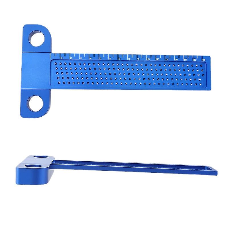 Crossed T Ruler 7inch Woodworking Scribe Precision Measuring Tools