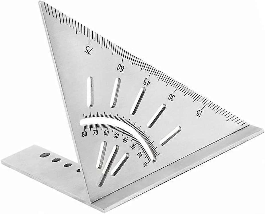 Mini Multitool Aluminum Woodworking Scriber T Ruler Multifunction 45/90 Degree Angle Ruler Woodworking