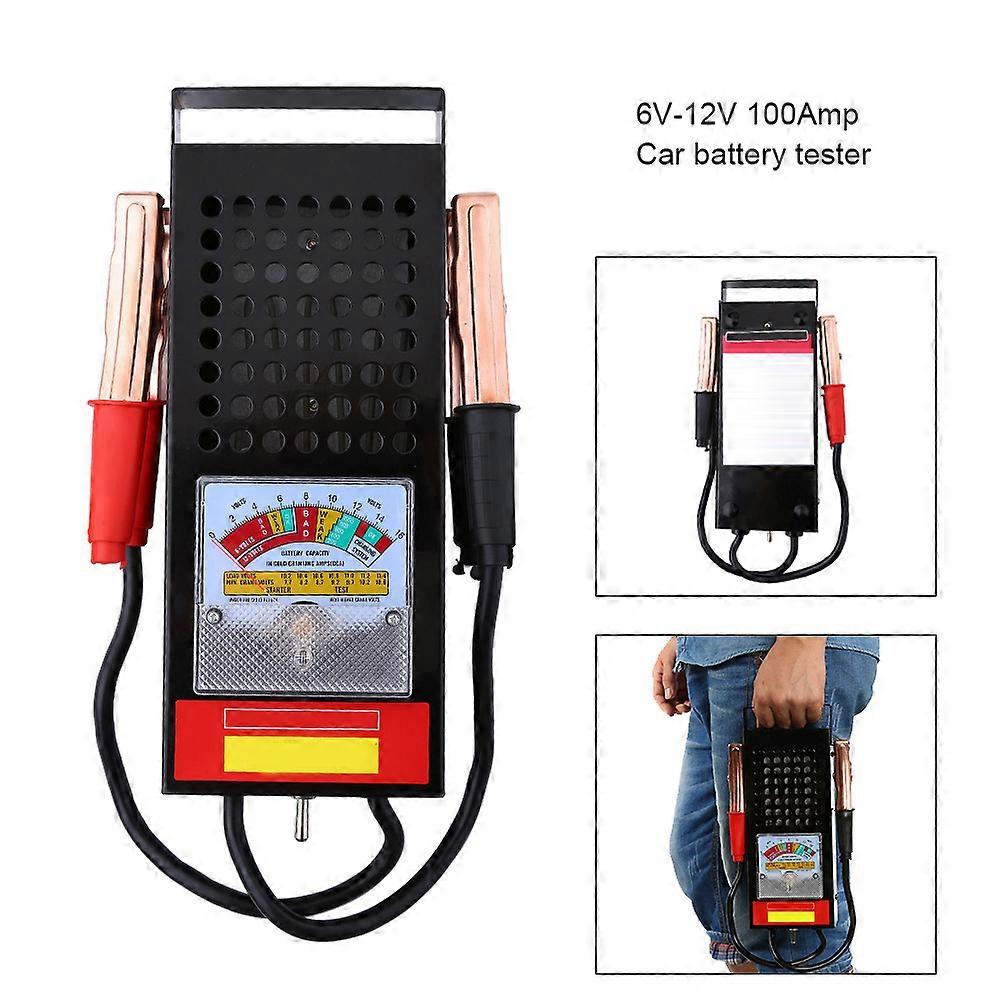 6V~12V 100Amp Car Van Auto Battery Tester Load Drop Charging System Analyzer Checker Tool E2U239