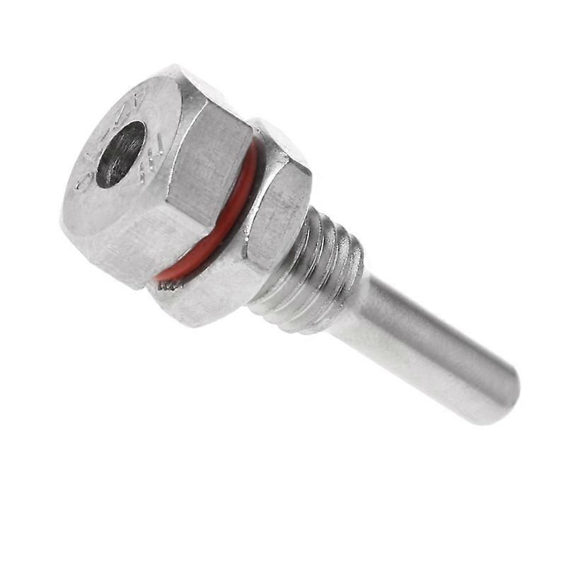 Stainless Steel Thermowell M10x15 Threads For Temperature Sensors Thermometer Instruments Thermowells 35-200mm