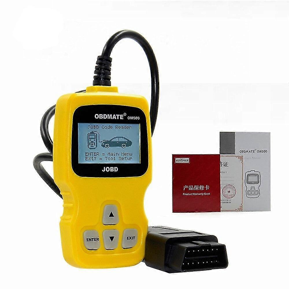 Obdmate om500 jobd/obdii/eobd code reader auto scanner om500 code scanner for most cars