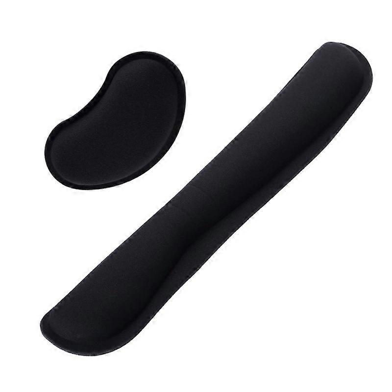 Suuyar Keyboard Wrist Rest Ergonomic Pink Wrist Rest for Keyboard and Mouse Memory Foam Wrist Rest Support Pad Non Slip Keyboard Mouse Wrist Rest Pad