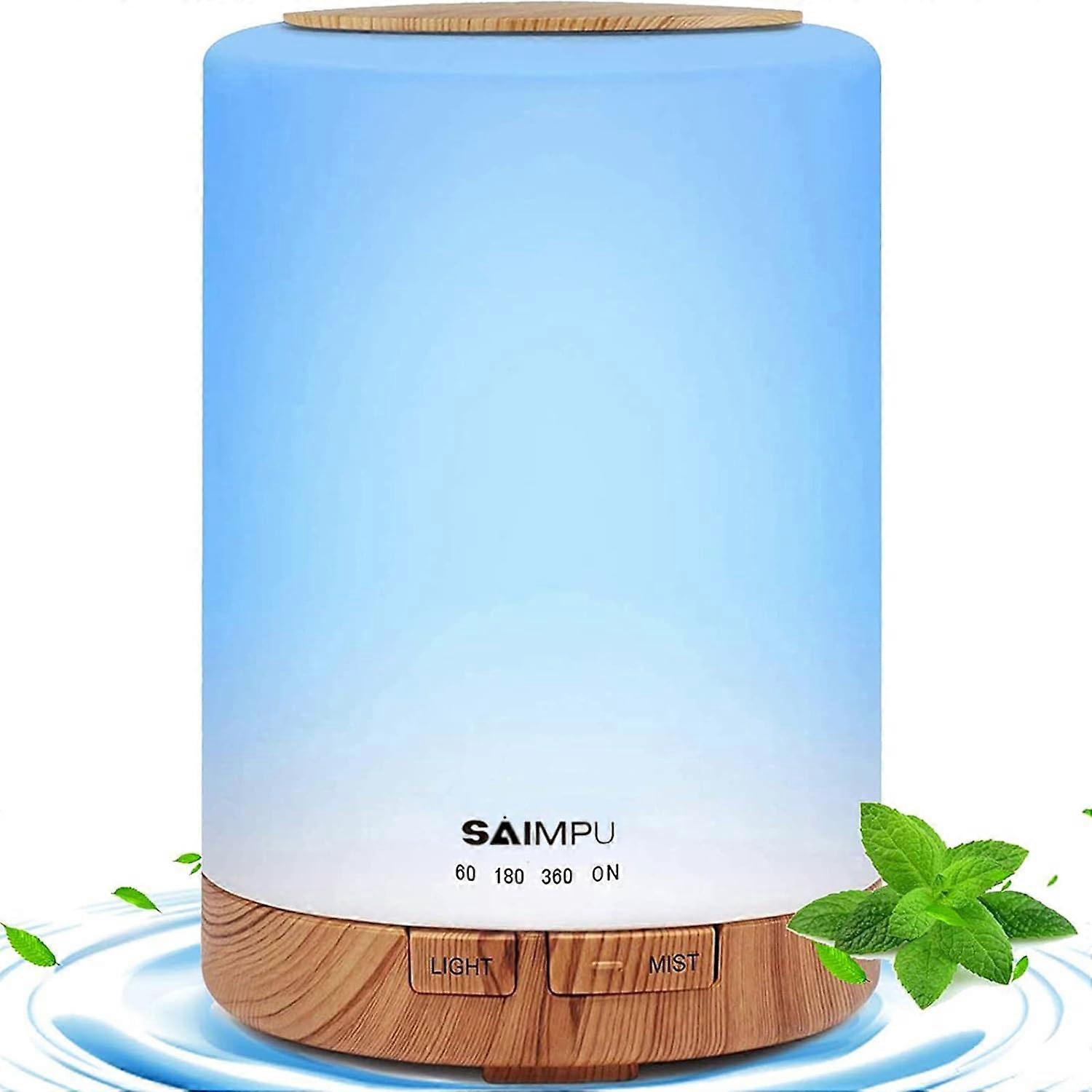 Essential Oil Diffuser- 300ml Aroma Diffuser Humidifier, Anion Air Diffuser with 7 Colorful Led Ligh