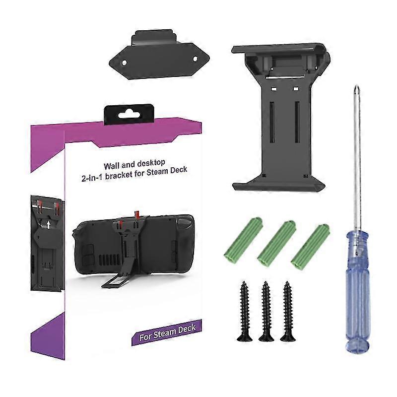 Desktop/Wall Bracket for Steam Deck Support Base Display Shelf Host Dock Rack