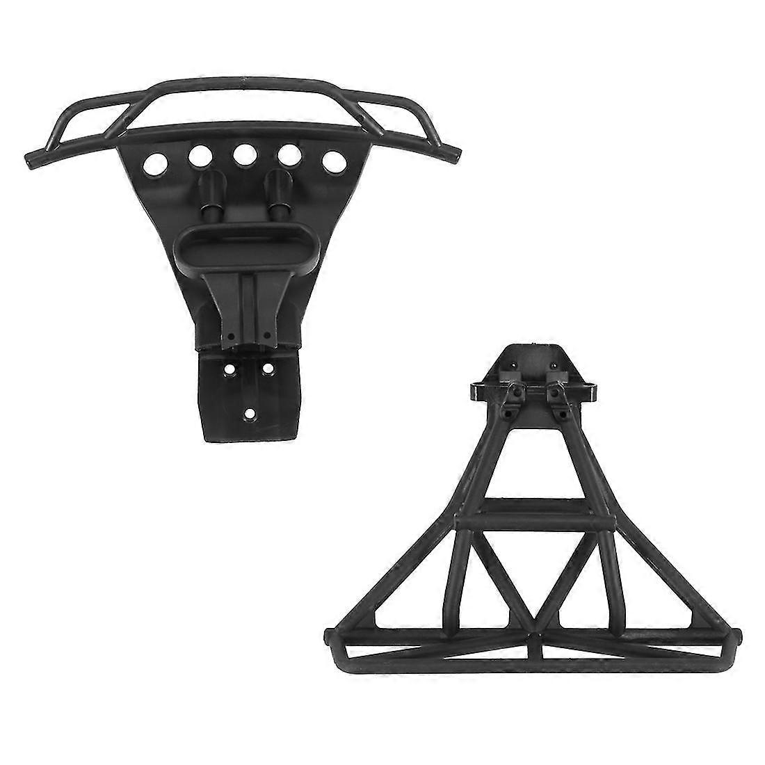 Front And Rear Bumper For Traxxas Slash Vxl Hobby 9emo Huanqi 727 Hq727 1/10 Rc Car Spare Parts Upg