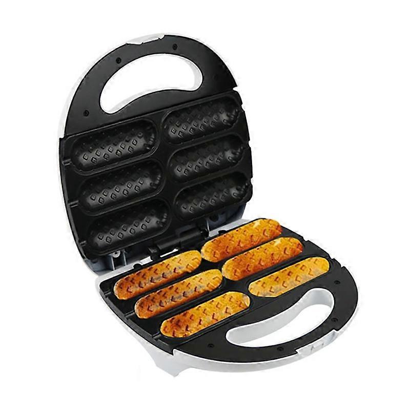 Electric Hot Dog Non-Stick Coating Crispy Corn French Muffin Sausage Baking Breakfast Machine EU Plug