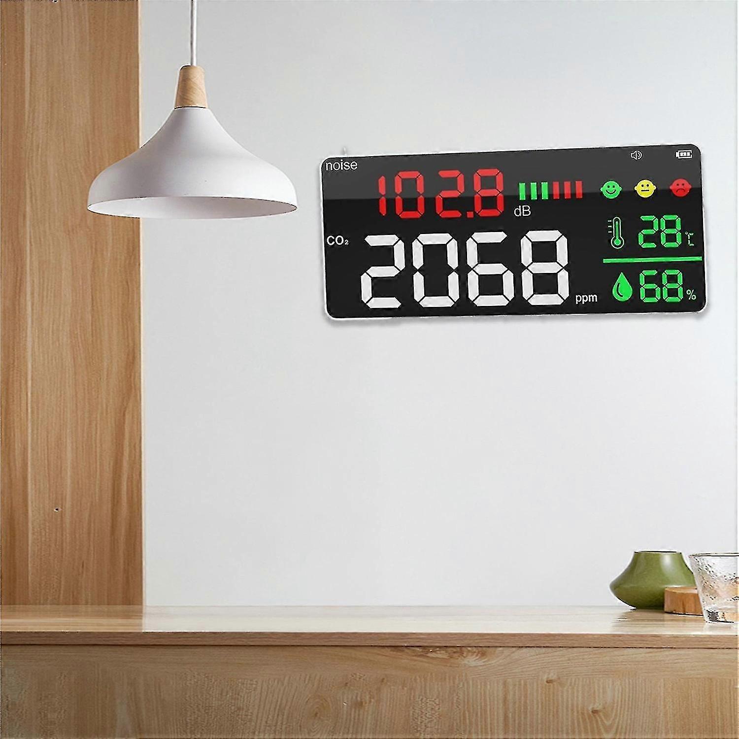 Multifunktionell Co2-mätare mätanordning Precision Protable för hemmet