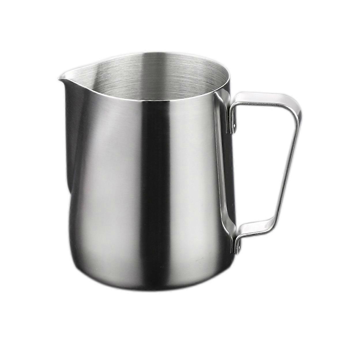 150ml Stainless Steel Milk Frothing Jug Latte Pourer Cappuccino Coffee Jug (Silver)