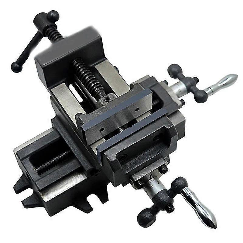3'' Bench Top Cross Clamp Slide Vise Drill Press Vice