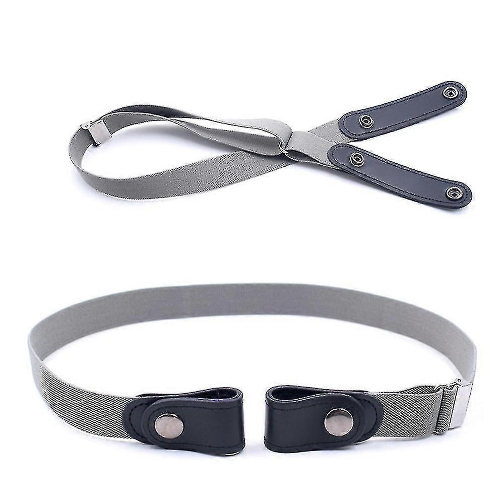 لا مشبك السيدات حزام مطاطي للنساء رجالي جينز غير مرئي السراويل فستان تمتد حزام الخصر