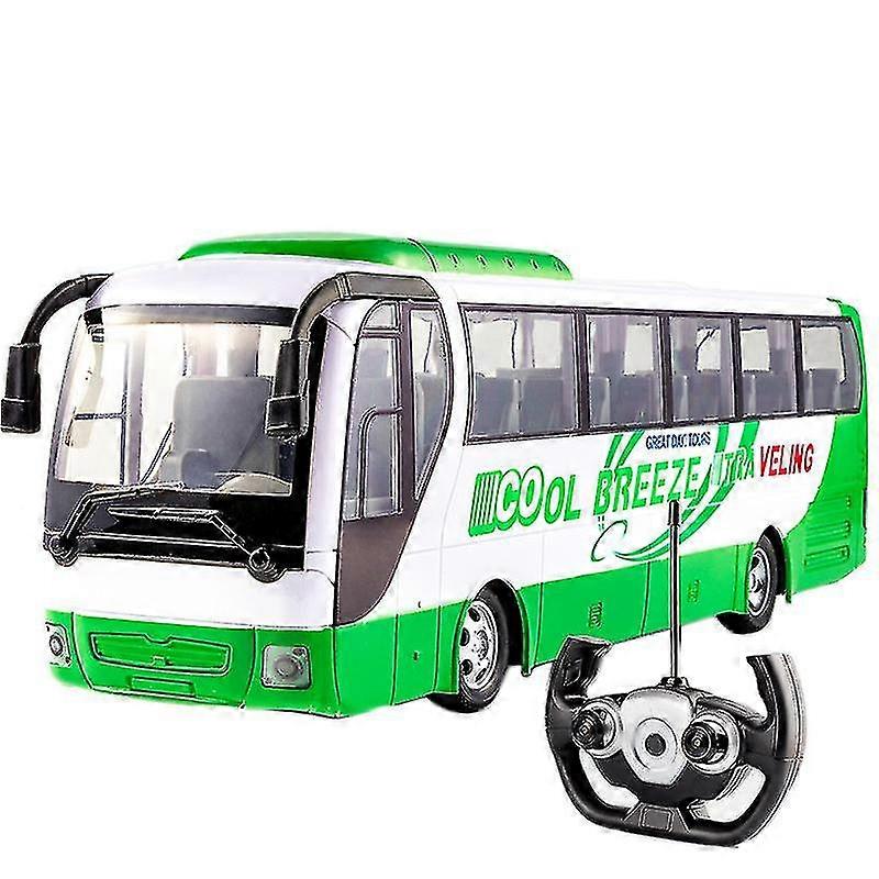 Simulation Remote Control Bus Realistic Rc Bus Car (green)