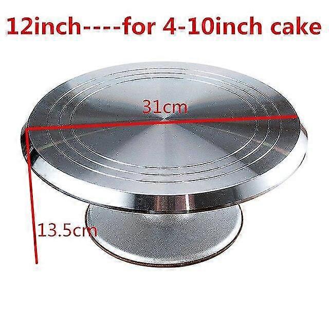 cake stand baking tool 12inch mounted cream rotating table stand base turn around decorating table