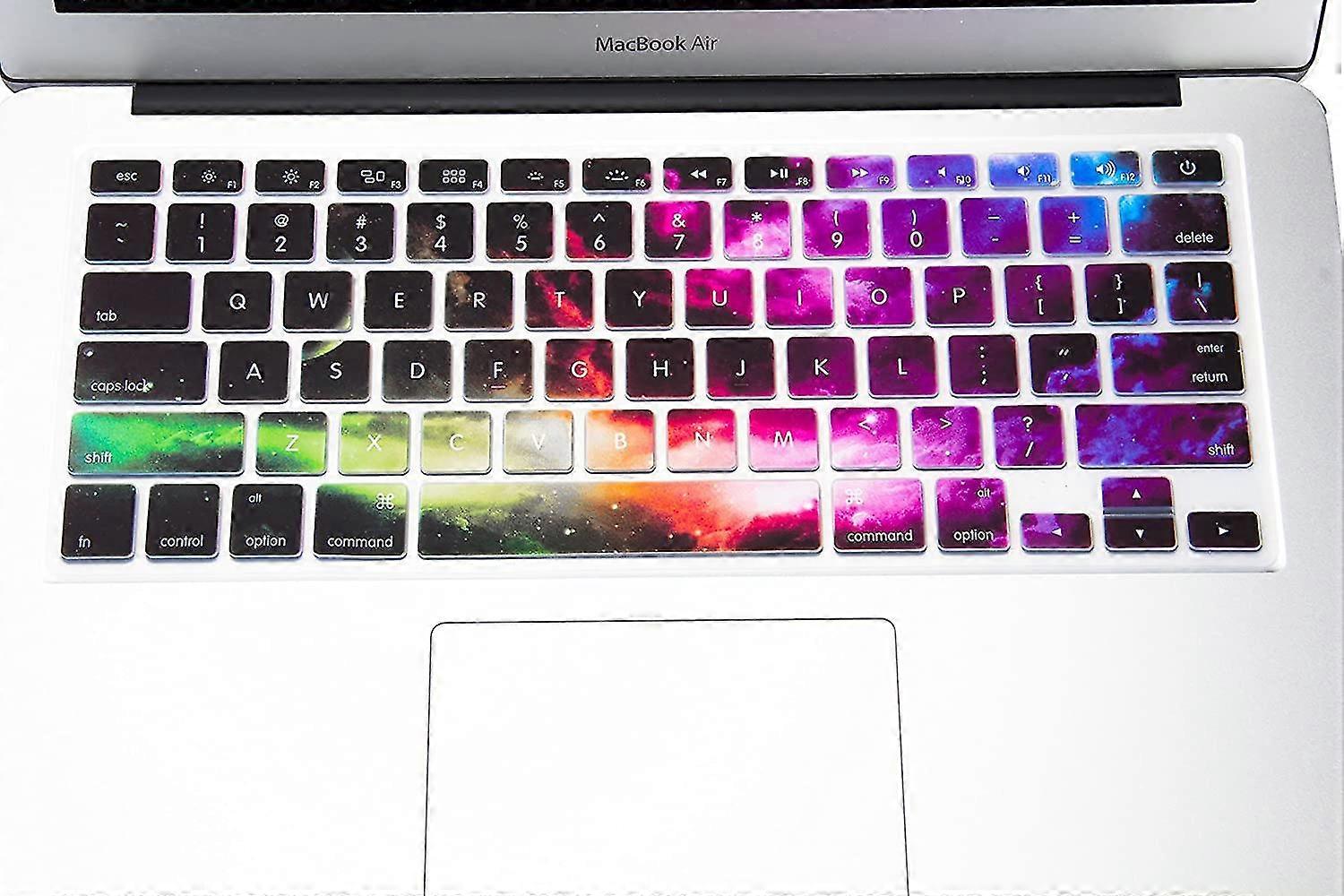 silicone macbook keyboard cover for macbook air 13 inch (a1466 / a1369, release 2010-2017) macbook pro 13/15 inch(with or w/out retina display, 2015