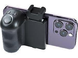 ズームリモコン付き電話カメラグリップ、ワイヤレスシャッター付きスマートフォンハンドルホルダー、電話撮影アクセサリーVlog撮影