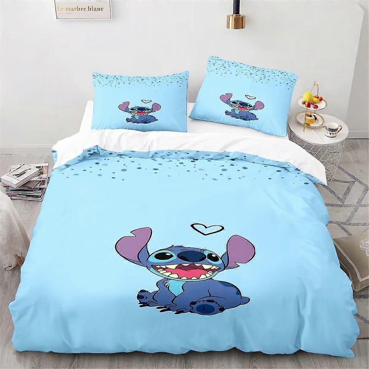3 Piece Bedding Set, Soft and Lightweight Microfiber with 2 Pillowcases for Kids, Duvet Cover with Zipper Closure