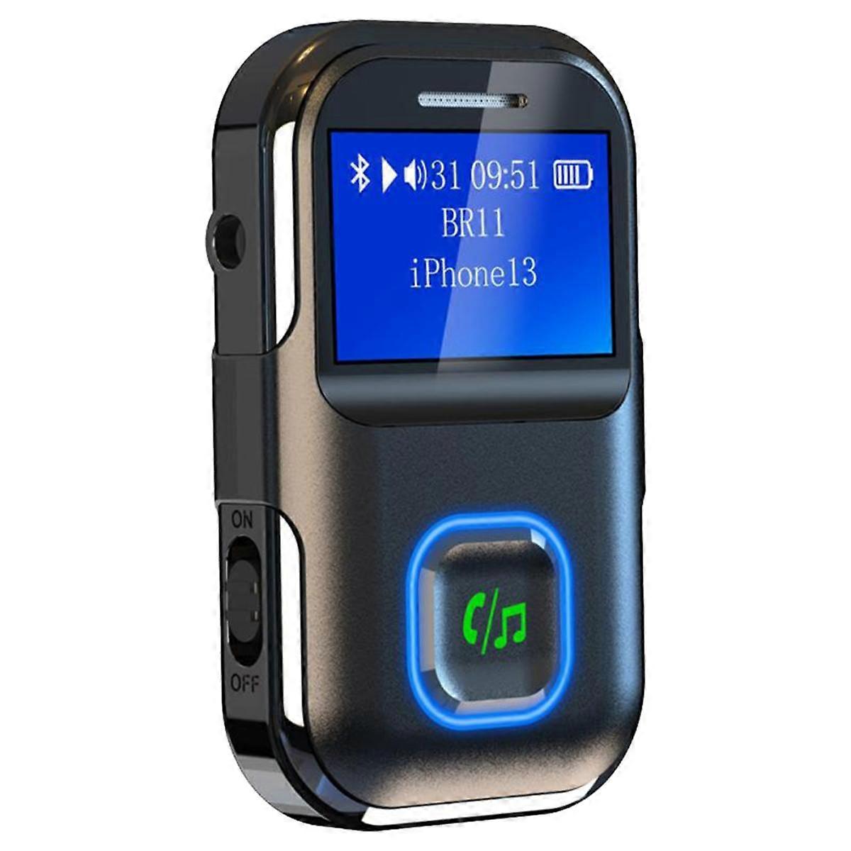 BR11 Bluetooth Receiver Handsfree Screen Calls 3.5mm Wireless Audio Adapter Receiver Portable MP3 P