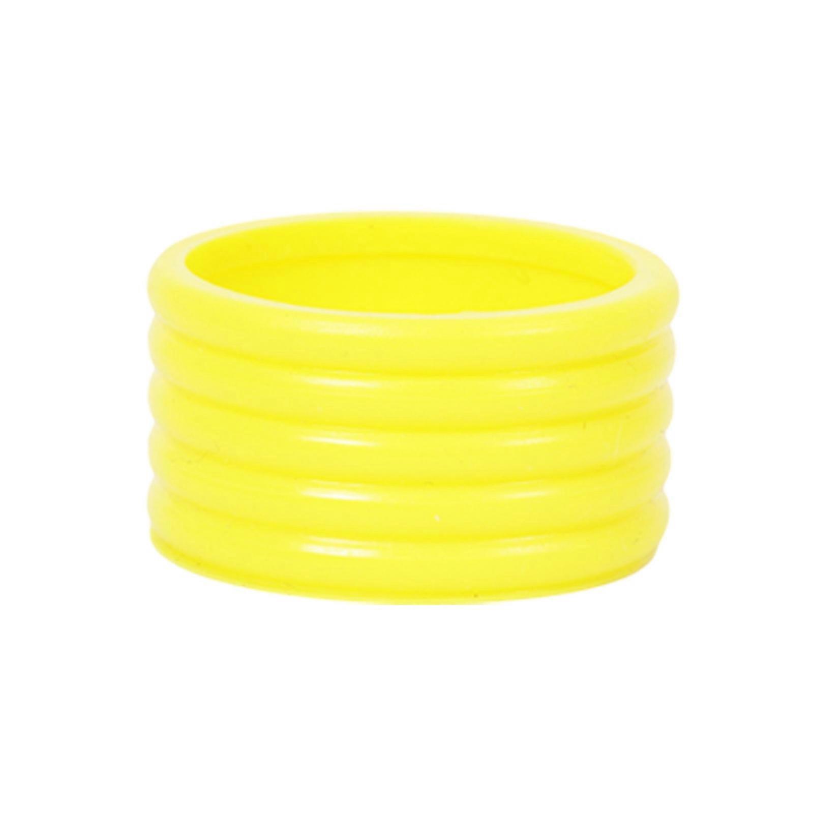 Racquet Sealing Rubber Ring Tennis Handle Grip Ring Wear Resistant Soft Elastic Reusable Colorful Racket Band