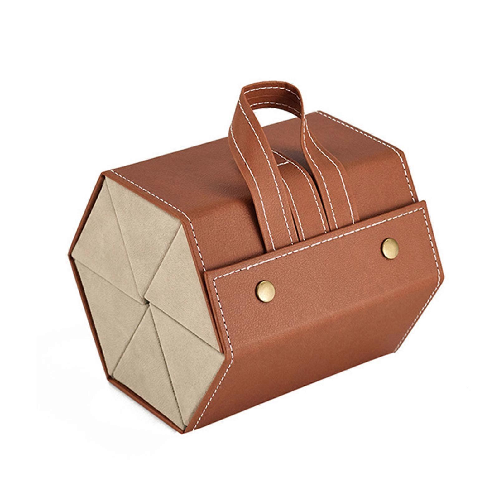 Leather Multiple Glasses Storage Case PU Leather 2/3/4/5/6 Pairs of Sunglasses Holder Box Eyeglasses Storage Box