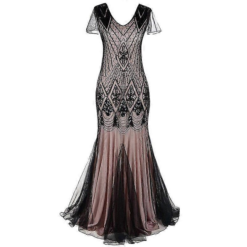 Women's 1920s Dress Sequined Long