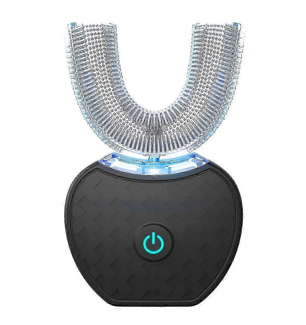 U-shaped Electric Toothbrush 360 Automatic Toothbrush (black)