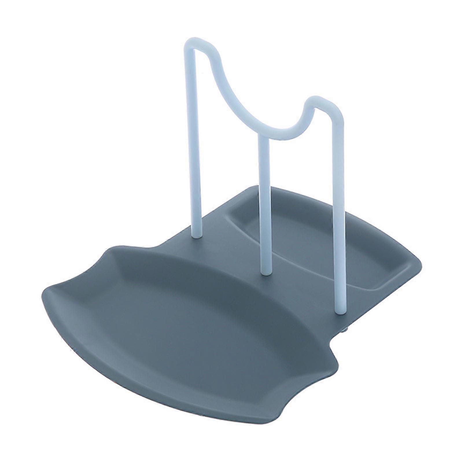 Kitchen Pan Organizer Rack Holder with Sleek Water Collecting Plates Keeping Your Kitchen Tidy and Dry