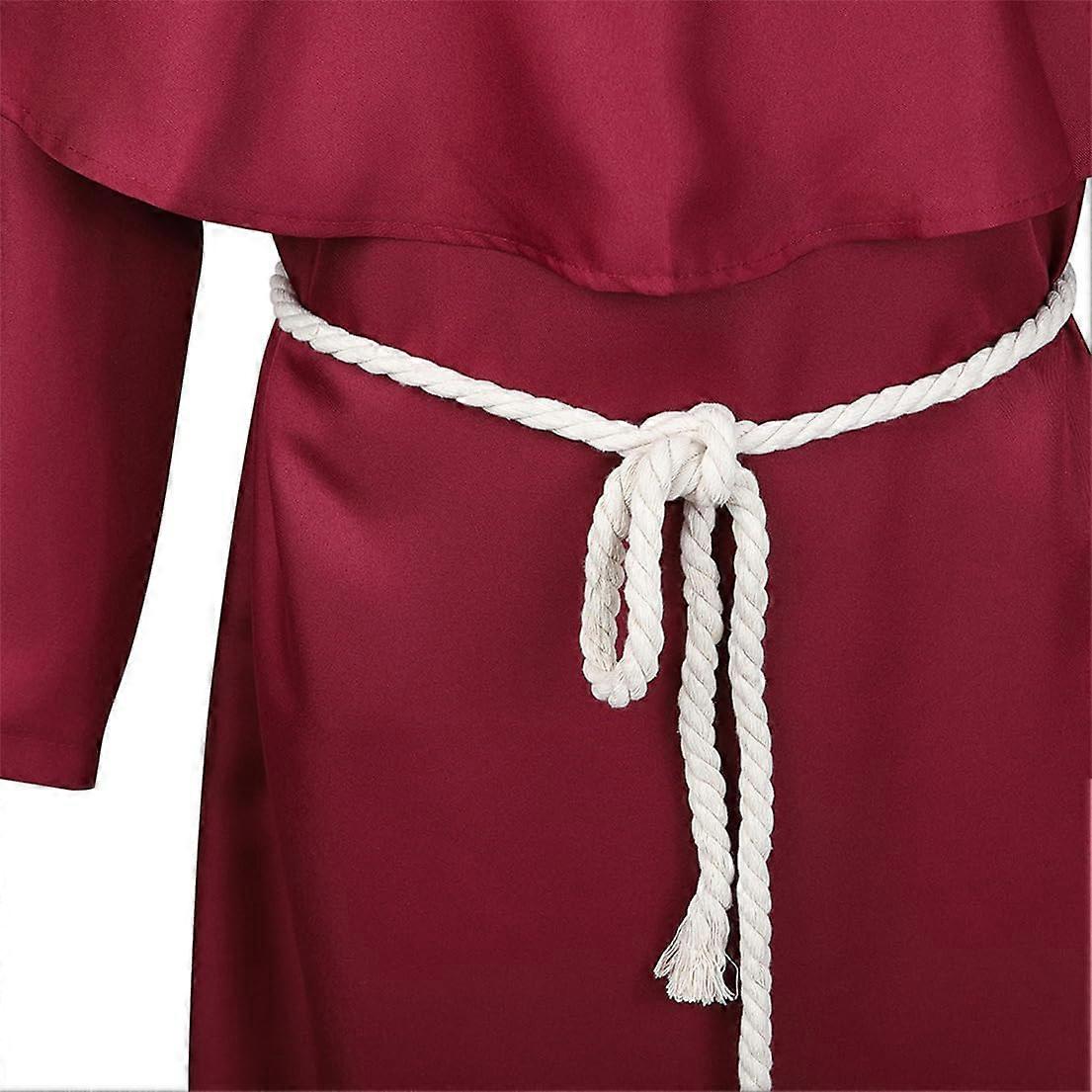 iEFiEL Halloween Nonne Kostüm Set Schwarz Nonnenhaube Priester Kreuz