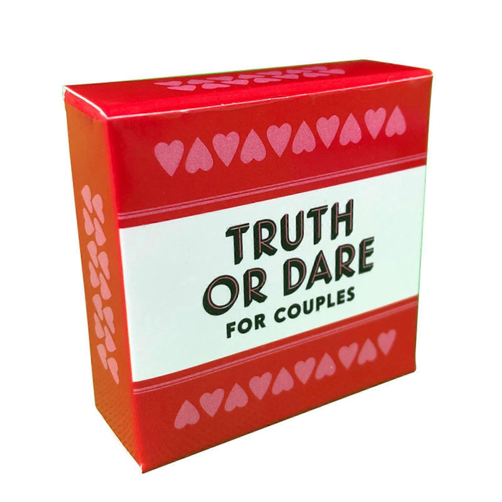 Small Size Truth or Dares for Couples Adults Portable Naughty Fun Party Game Valentines Day Gift