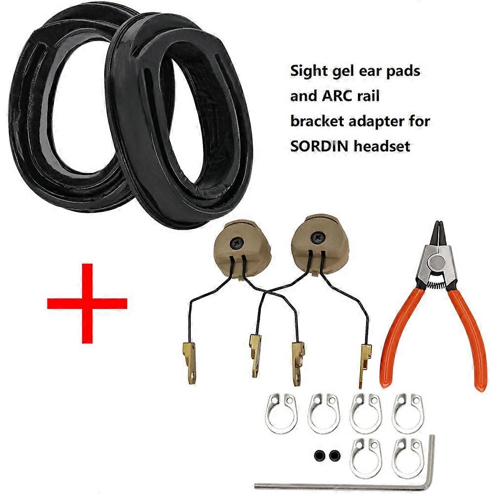 Adaptateur casque FMA type Comtac II pour rails ARC TB1443 Noir