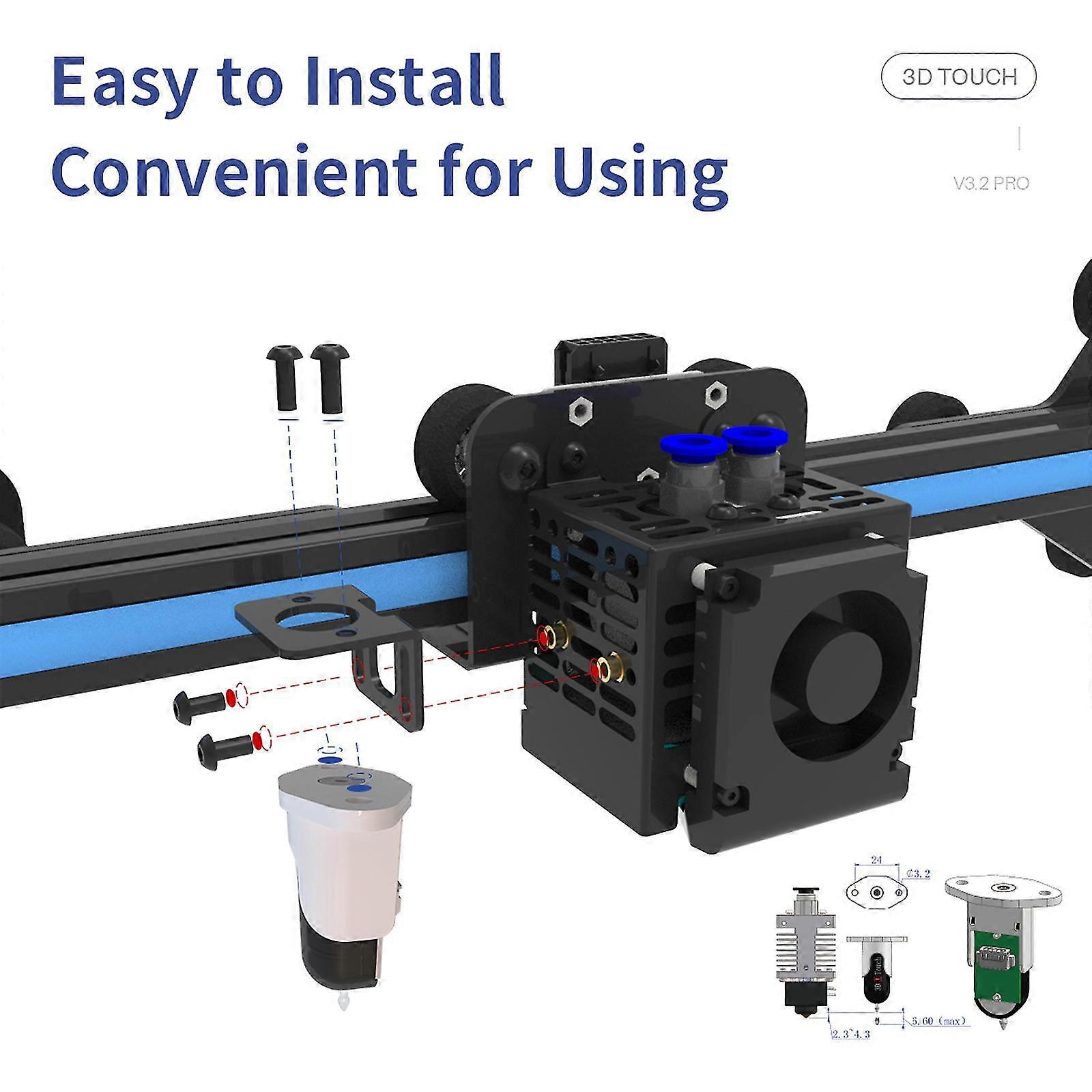 For Geeetech Printer 3d Touch Self Sensor Auto Bed Leveling Sensor Kit Diy Kit